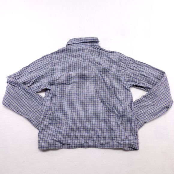 Victoria's Secret Button Up Long Sleeve Shirt Womens Size Extra Small XS Blue - Picture 10 of 10